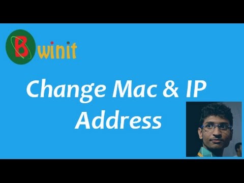 mac ip address changer
